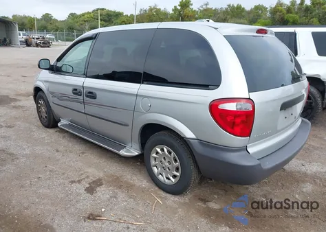 2002 Chrysler Voyager z USA, uszkodzony, nr VIN 1C4GJ25332B614042